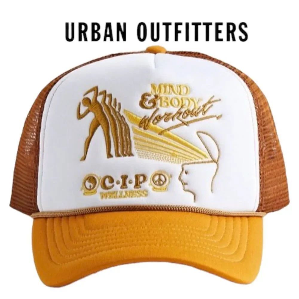 NEW Coney Island Picnic UO Urban Outfitters Mind & Body Workout Trucker Cap Hat